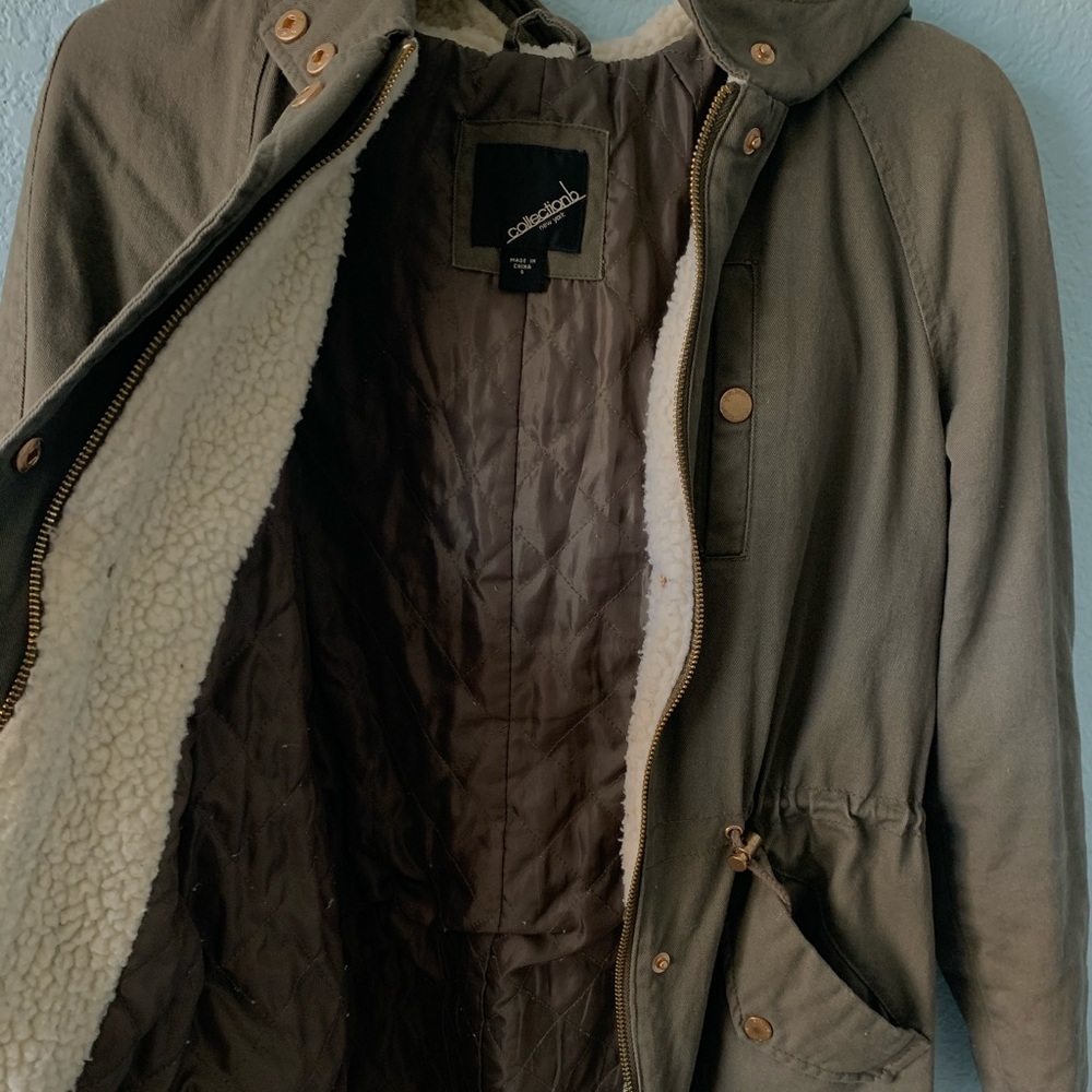 olive jacket - Picture 2 of 3